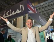 Vince Essex, Above CEO, at the Dubai Airshow.