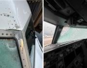 UAL windshield strike Moab Oct 2025