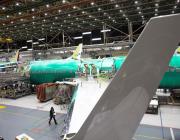 Boeing 737 MAX production at Renton factory