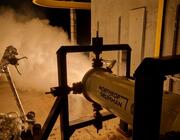 Test fire of a newly developed Mk. 72 motor. Credit: Northrop Grumman