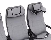 a row of cabin seats