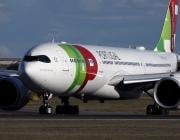 TAP air portugal jet on the ground