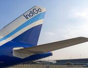 indigo jet tail fin