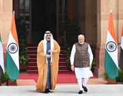 Prime Minister Narendra Modi welcomes Abu Dhabi's Crown Prince Sheikh Khaled Bin Mohammed Bin Zayed Al Nahyan