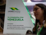 laser airlines sign at airport