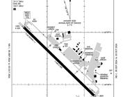 Airport diagram of Bangor International Airport. 