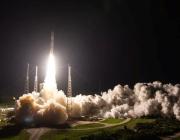 Caption: A United Launch Alliance (ULA) Vulcan rocket carrying the USSF-106 mission for the United State Space Force’s Space Systems Command (SSC) lifts off from Space Launch Complex-41 on Aug. 12 at 8:56 p.m. EDT, marking the first National Security Launch aboard a Vulcan rocket. Photo by United Launch Alliance