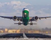 aircraft above runway 