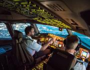 pilots flying at night