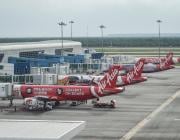 airasia jets on the ground
