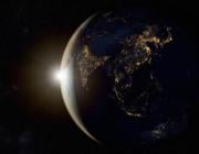 earth from space rendering