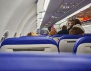 passengers in an airplane