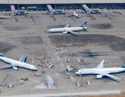 cathay pacific jets from above