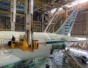  Riblets were applied to areas on the sides of a Zipair 787’s fuselage using O-Well’s paint-to-paint process.