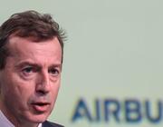 Airbus CEO Guillaume Faury during an Airbus annual results press conference on Feb. 19, 2026.