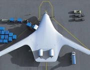 Assembly of the BWB’s main center body section