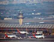 Madrid Airport in Spain
