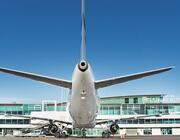 an aircraft at Helsinki Airport 
