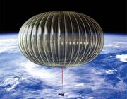 artist's rendering of a high-altitude balloon
