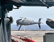 UK Royal Navy Peregrine mini-helicopter drone