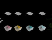 computer image of battery 3D printing process