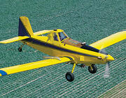 Air Tractor aircraft in flight