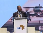 AFRAA’s Abderahmane Berthe addresses his organization’s MRO conference.