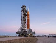 SLS and Orion at Kennedy Space Center