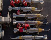 Bombs on U.S. carrier 