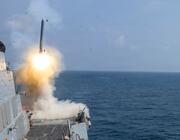 The USS Delbert Black (DDG 119) fires a Tomahawk Land Attack Missile at a target in Iran on Feb. 28, 2026. Credit U.S. Navy