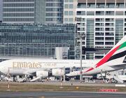 Emirates jet at Frankfurt