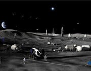 Artemis on the Moon concept