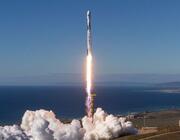 A SpaceX Falcon 9 rocket launches Oct. 15, 2025, from Vandenberg SFB, California, carrying the Space Development Agency's second Tranche 1 Transport Layer mission. Credit: SpaceX
