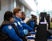 TSA employees at Ronald Reagan International Airport
