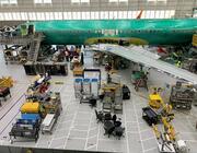 aircraft at Boeing Renton facility