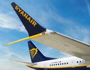 Ryanair aircraft wings