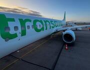 Transavia aircraft side view