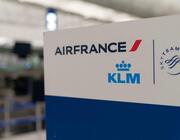 air france klm sign at airport
