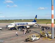 ryanair jet at ber