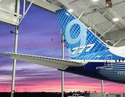 tail of a Boeing 777-9 aircraft