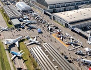 aerial view of airport