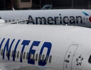 American Airlines and United Airlines aircraft