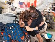 artemis 2 crew hugging