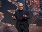 Leonardo CEO Roberto Cingolani discusses the Michelangelo Dome during a recent investor briefing