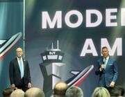 (left) FAA Administrator Bryan Bedford and Transportation Secretary Sean Duffy. 