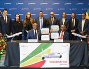signing between Boeing and Ethiopian Airlines executives