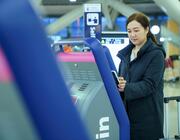 Contactless check in at airport