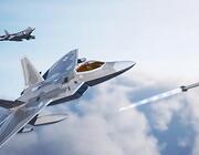 A Lockheed Martin F-22 fires an advanced new missile in this U.S. Air Force rendering released in 2022.