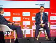 (L-R) Edmond Rose, ASM; Zhang Wuan, Spring AIrlines