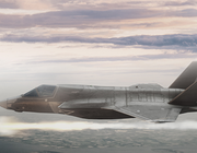 Military jet flying in the sky